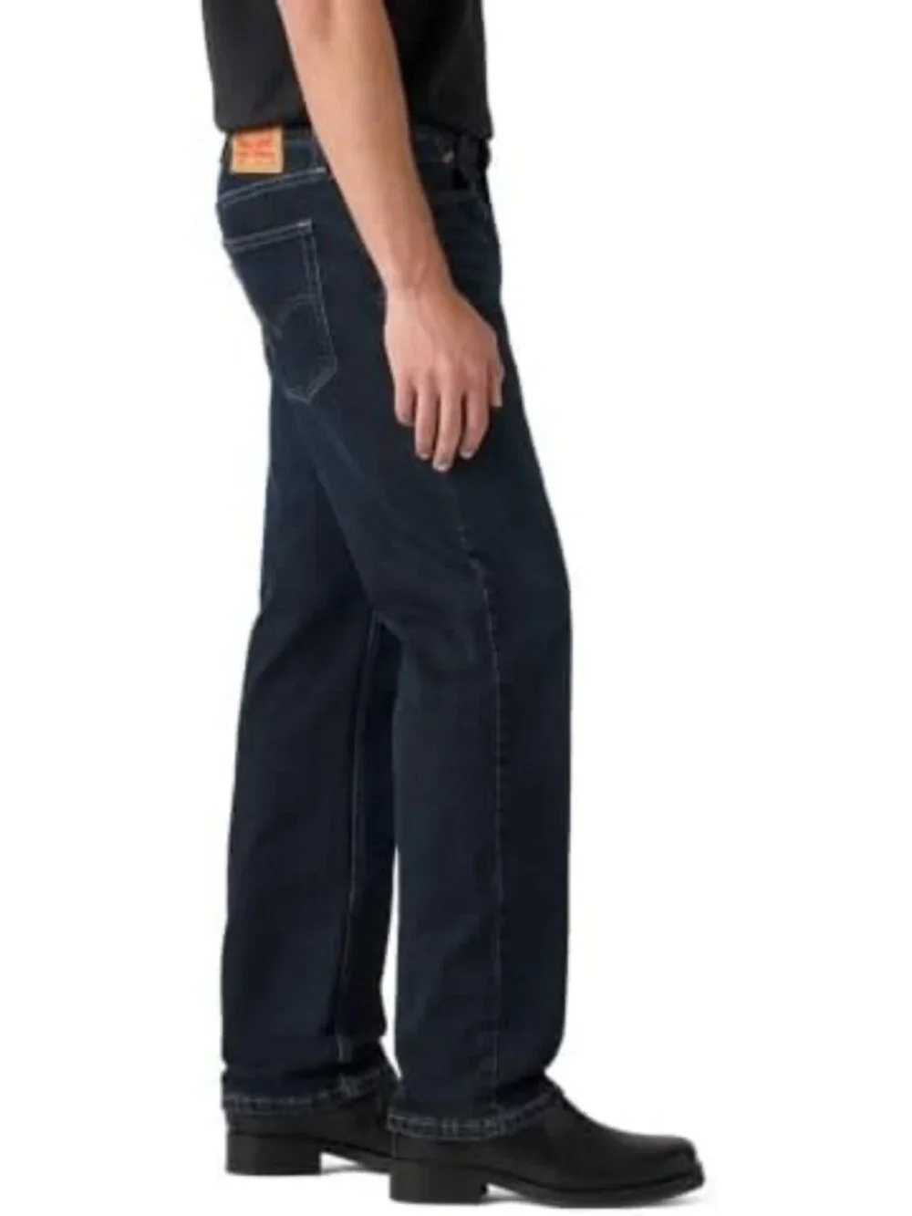 Men's Relaxed Straight Fit Jeans - Comfortable Denim Pants for Everyday Wear